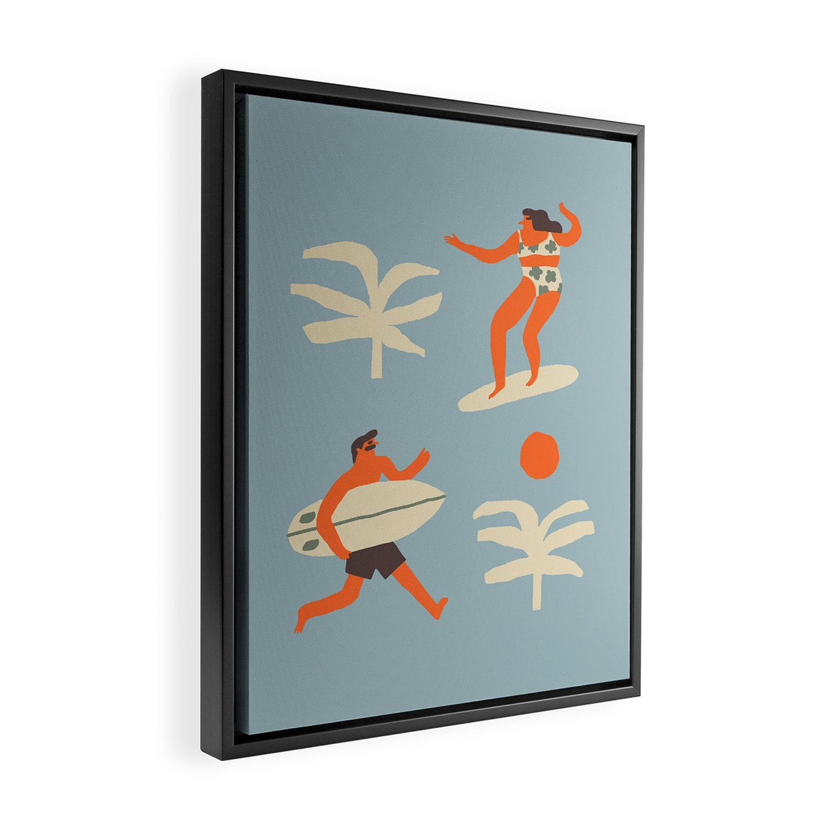 Always sunny in Bali Framed Canvas Print Gallery Image 2