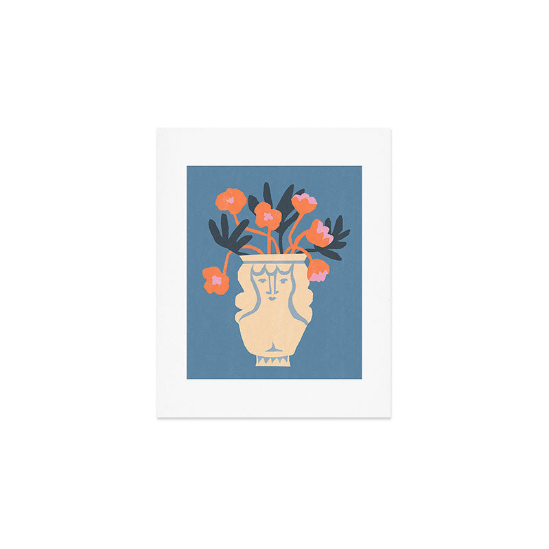 Antique head vase Art Print Gallery Image 1