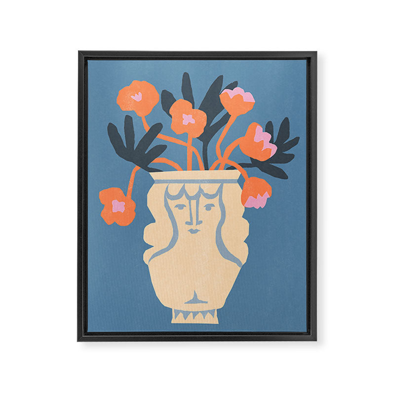 Antique head vase Framed Canvas Print Gallery Image 6