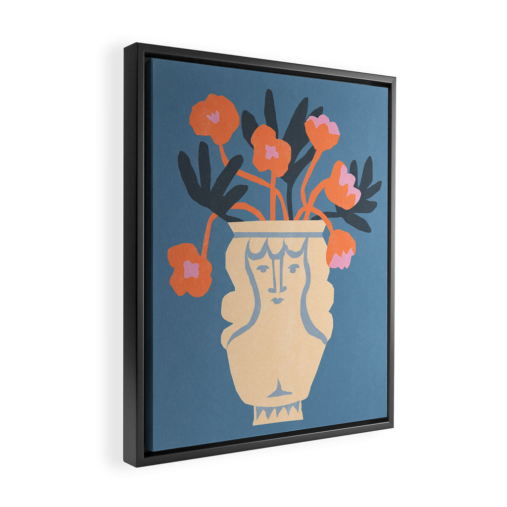 Antique head vase Framed Canvas Print Gallery Image 2
