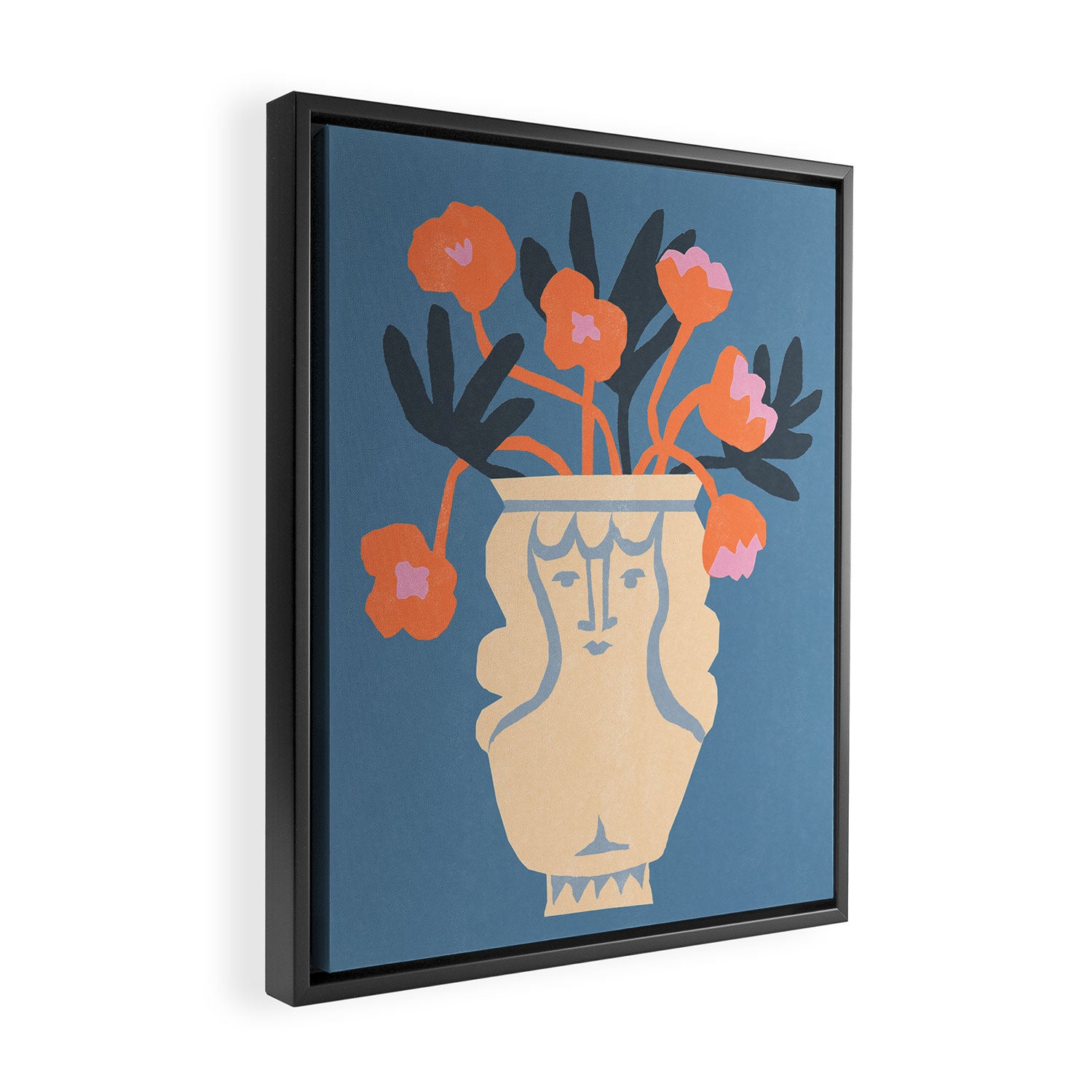 Antique head vase Framed Canvas Print Gallery Image 2