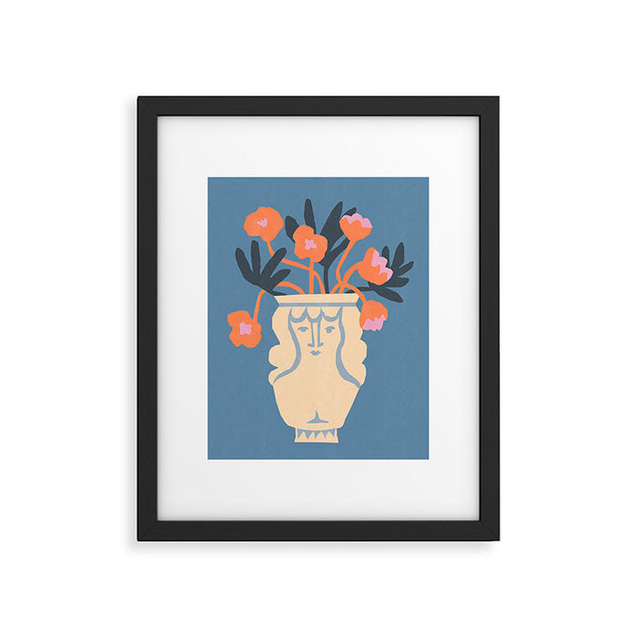 Antique head vase Framed Art Print Gallery Image 1