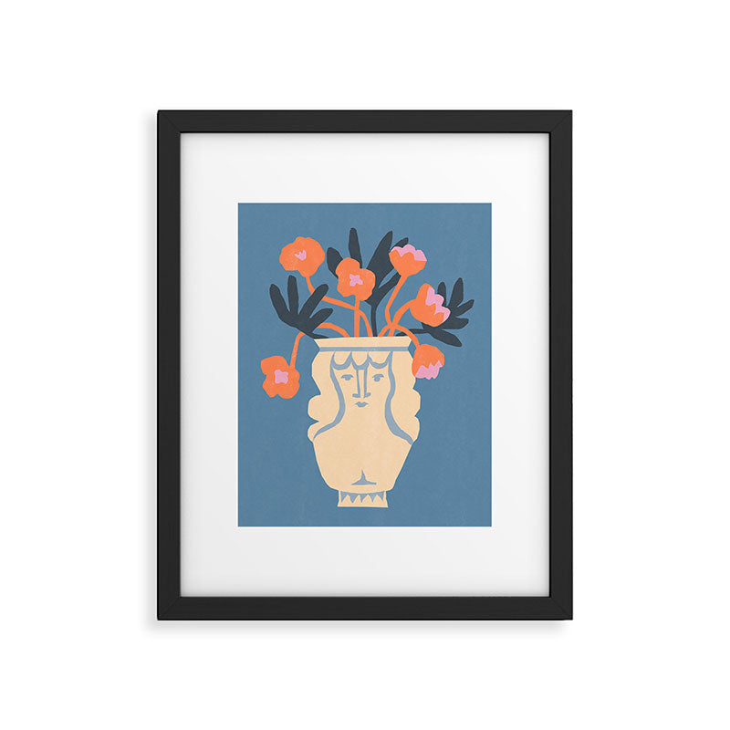 Antique head vase Framed Art Print Gallery Image 5