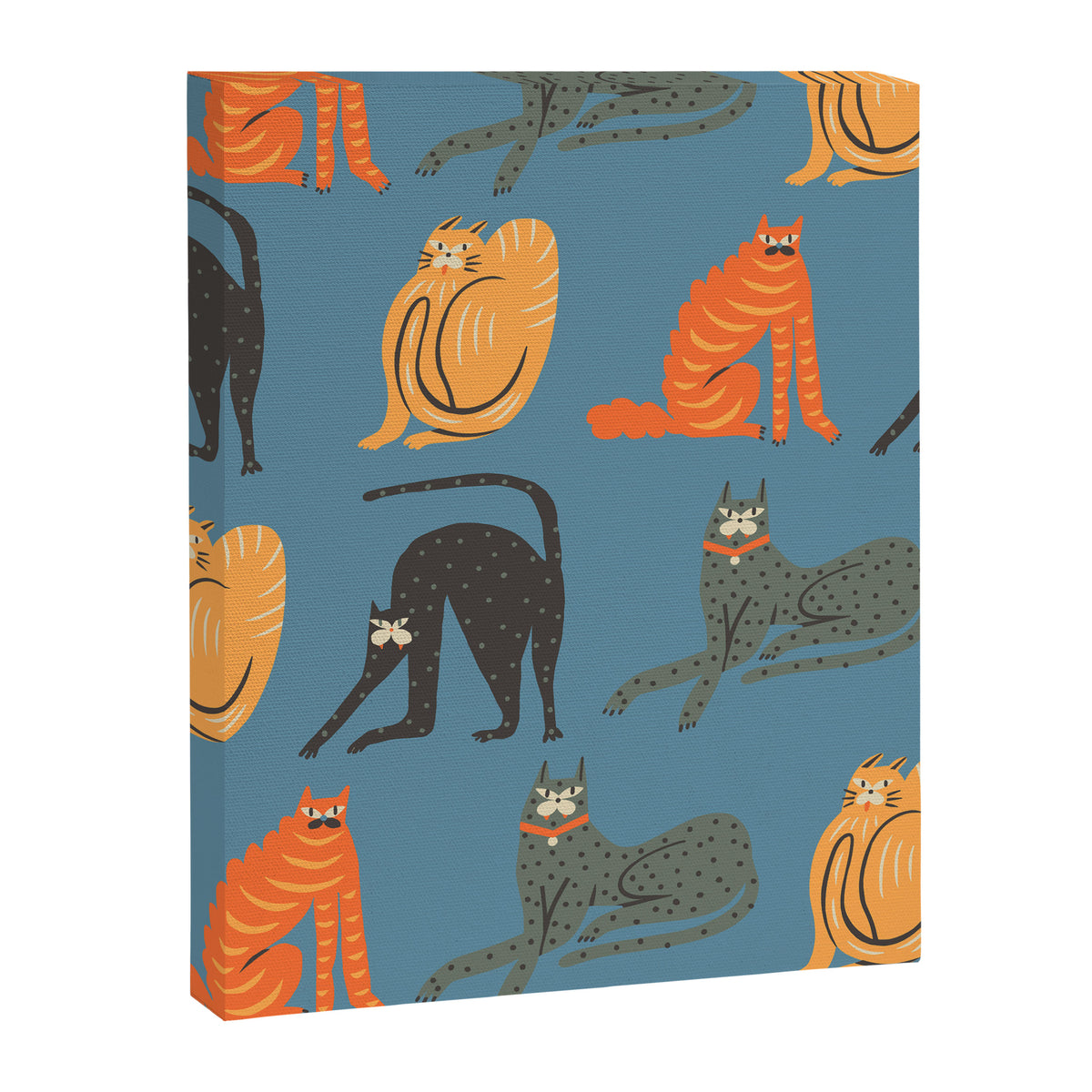 Badass gang cats Canvas Print Gallery Image 8