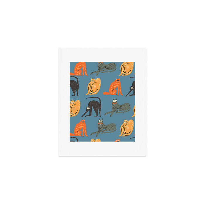 Badass gang cats Art Print Gallery Image 1
