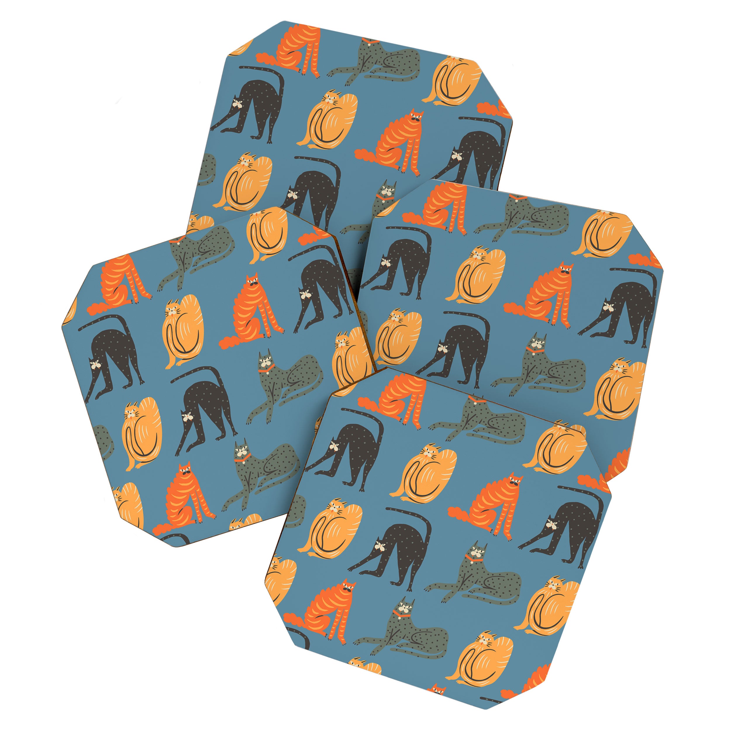 Badass gang cats Coaster Gallery Image 1
