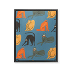 Badass gang cats Framed Canvas Print Gallery Image 8