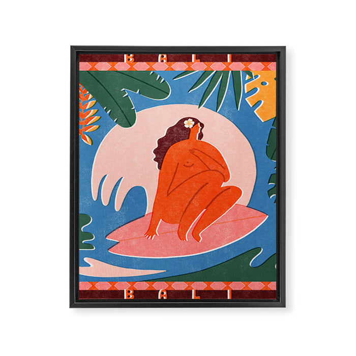 Bali Framed Canvas Print Gallery Image 1