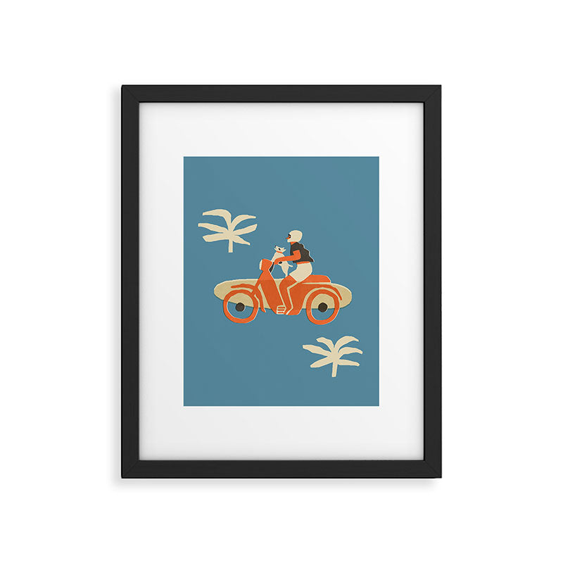 Beach ahead Framed Art Print Gallery Image 5