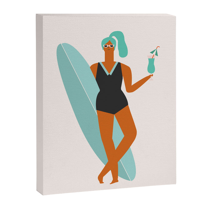 Beach girl Canvas Print Gallery Image 1