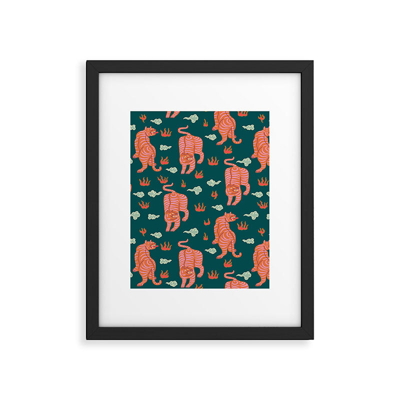 Bengal tigers Framed Art Print Gallery Image 6