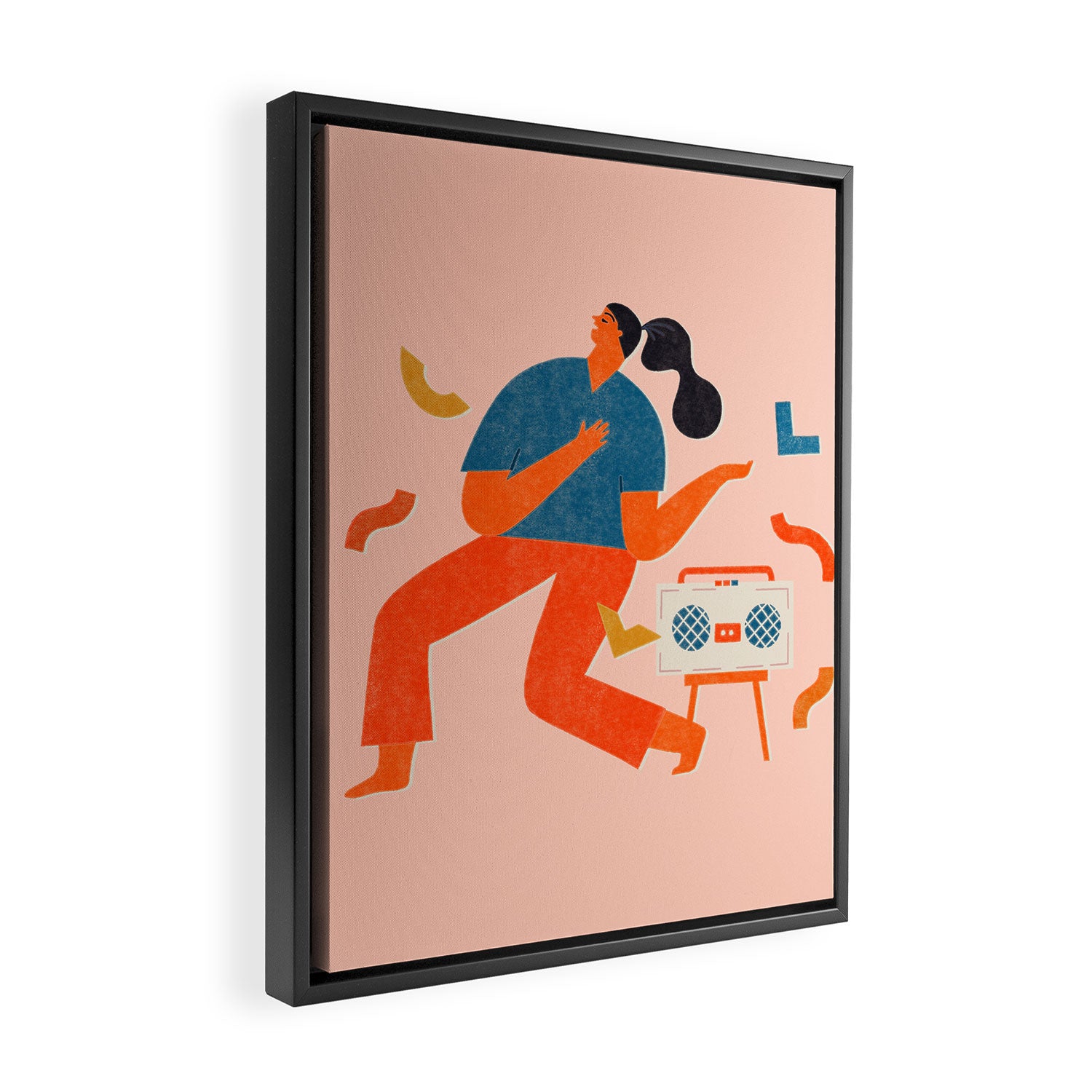 Birthday girl Framed Canvas Print Gallery Image 2