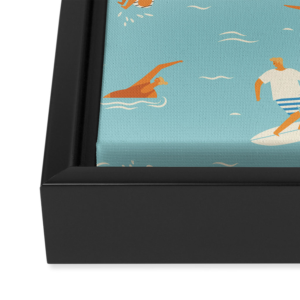 Blue Hawaii Framed Canvas Print Gallery Image 3