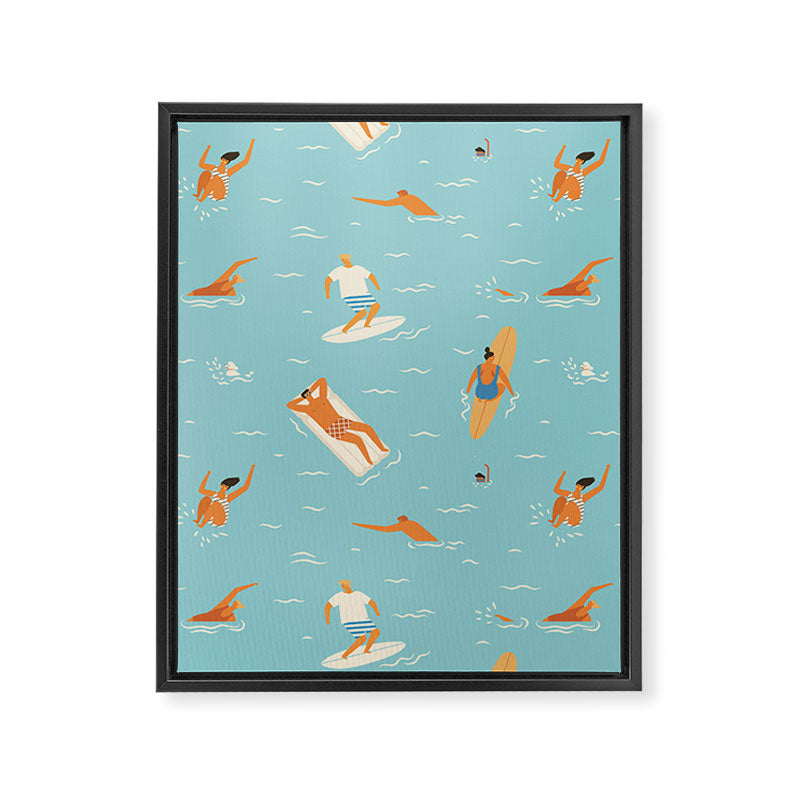 Blue Hawaii Framed Canvas Print Gallery Image 8