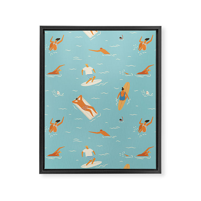 Blue Hawaii Framed Canvas Print Gallery Image 1