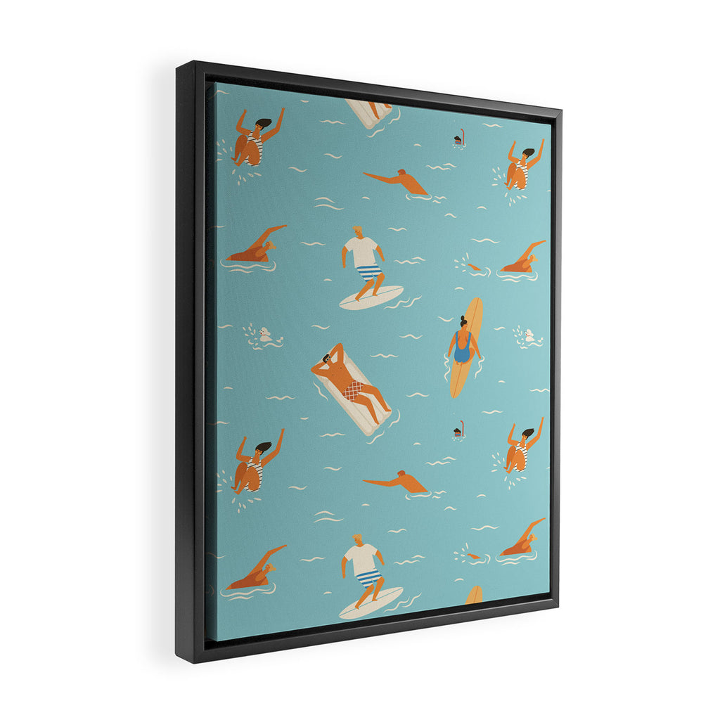 Blue Hawaii Framed Canvas Print Gallery Image 2