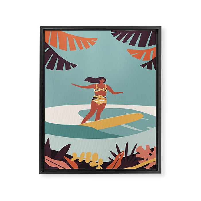 Blue Hawaii Framed Canvas Print Gallery Image 1