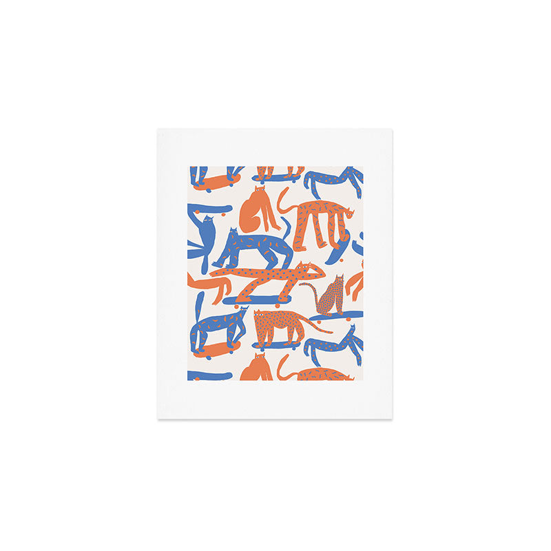 Broken Cats Art Print Gallery Image 1