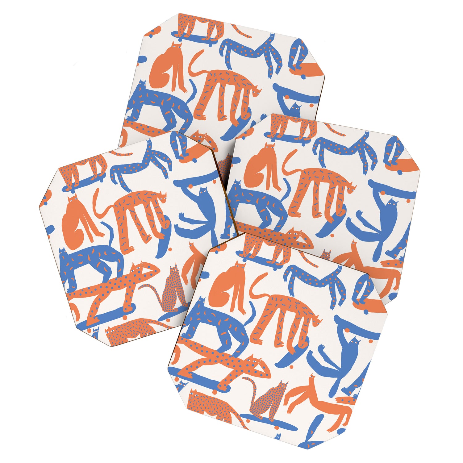 Broken Cats Coaster Gallery Image 1