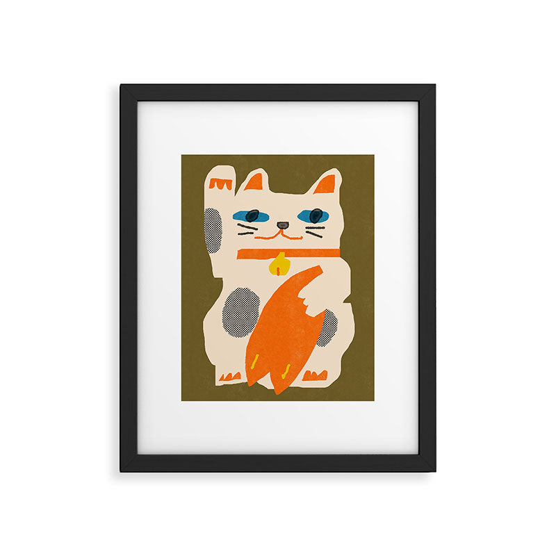 Catch the Lucky Wave 01 Framed Art Print Gallery Image 5