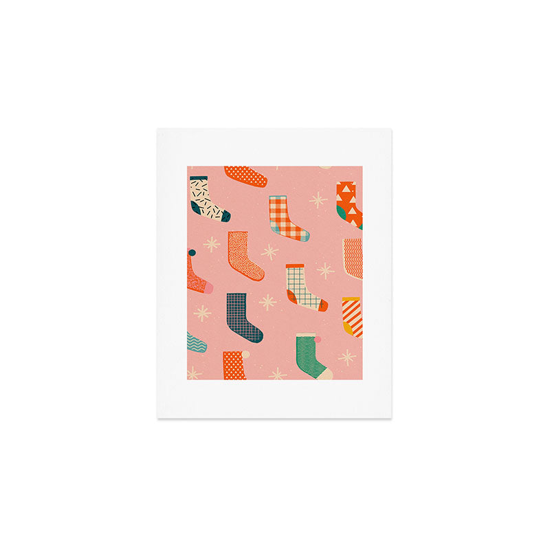 Christmas socks Art Print Gallery Image 1