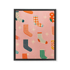 Christmas socks Framed Canvas Print Gallery Image 8