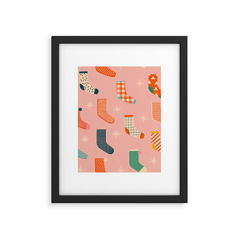 Christmas socks Framed Art Print Gallery Image 6