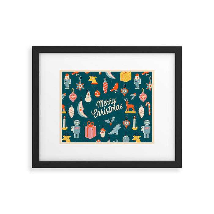 Christmas vintage toys Framed Art Print Gallery Image 1