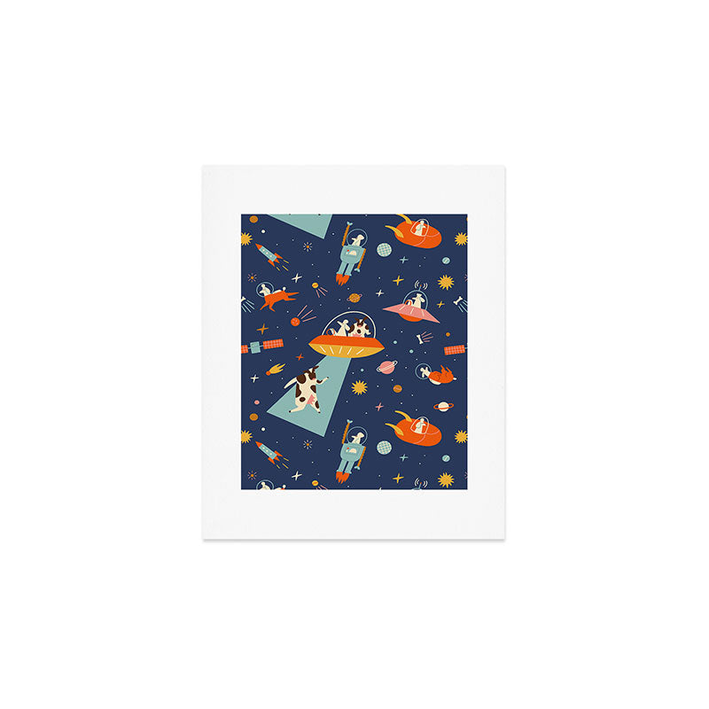 Cosmic dogs Art Print Gallery Image 1