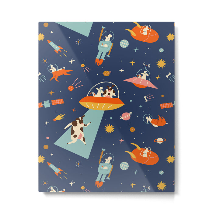 Cosmic dogs Metal Print Gallery Image 1