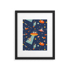 Cosmic dogs Framed Art Print Gallery Image 6