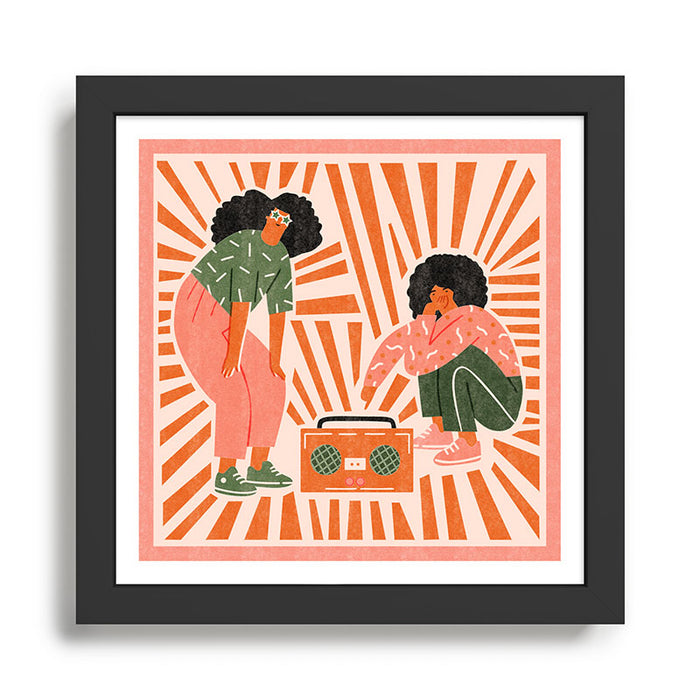Dance, babe Framed Art Print Gallery Image 1