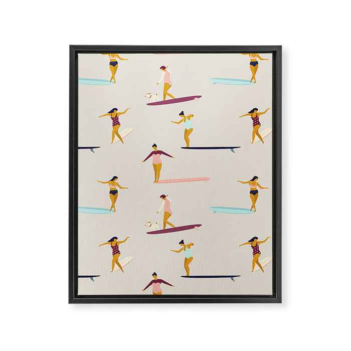Dancers of the sea Framed Canvas Print Gallery Image 1