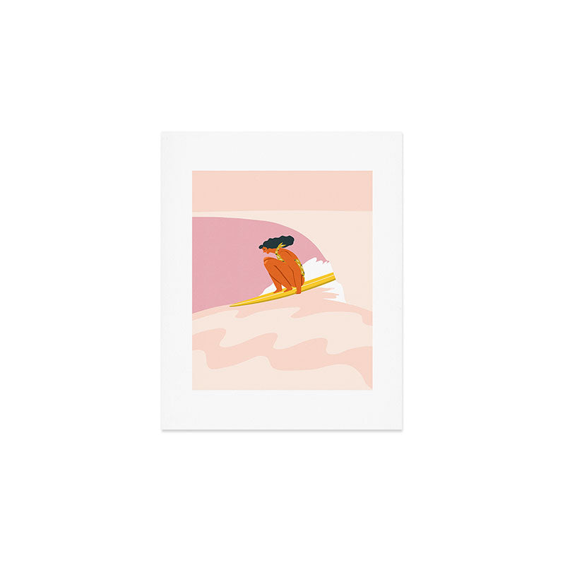 Down the hill Art Print Gallery Image 1