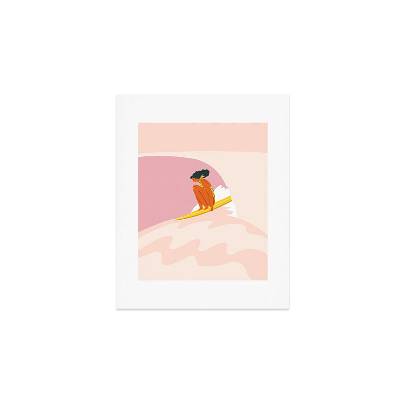 Down the hill Art Print Gallery Image 1