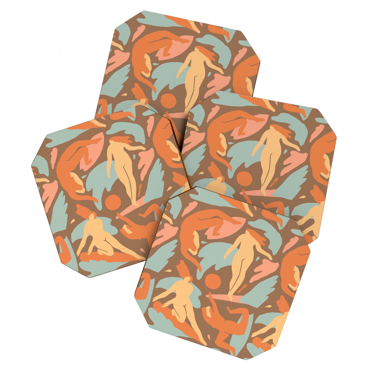 Flow pattern Coaster Gallery Image 1