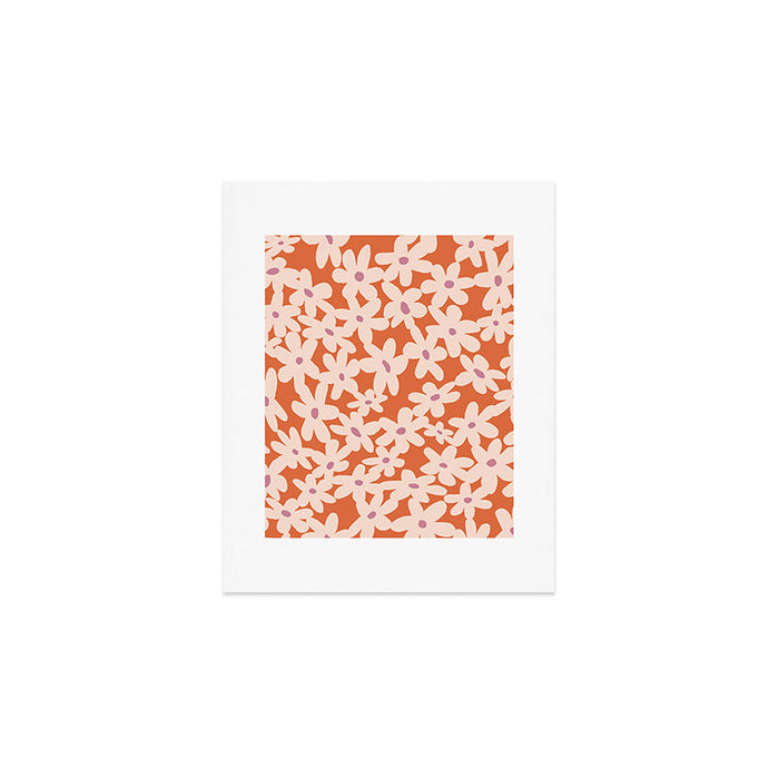 Flower power pattern Art Print Gallery Image 1