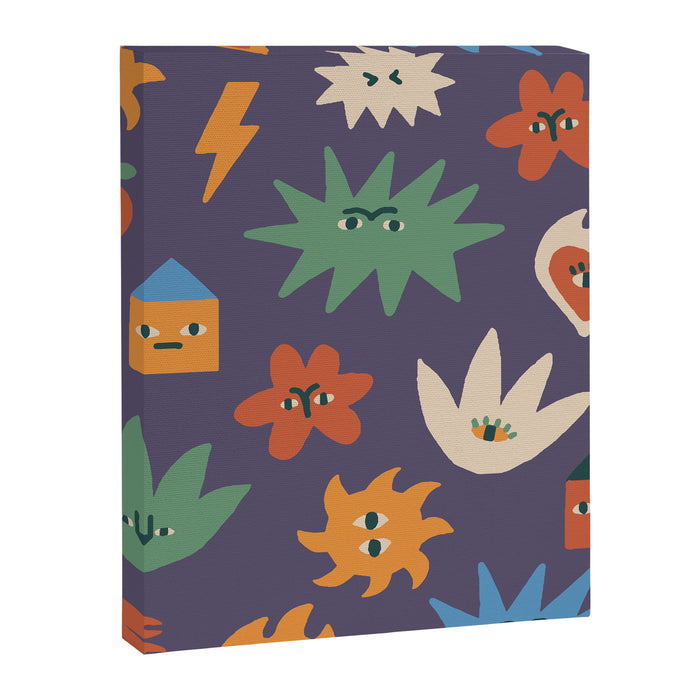 Funky faces Canvas Print Gallery Image 1