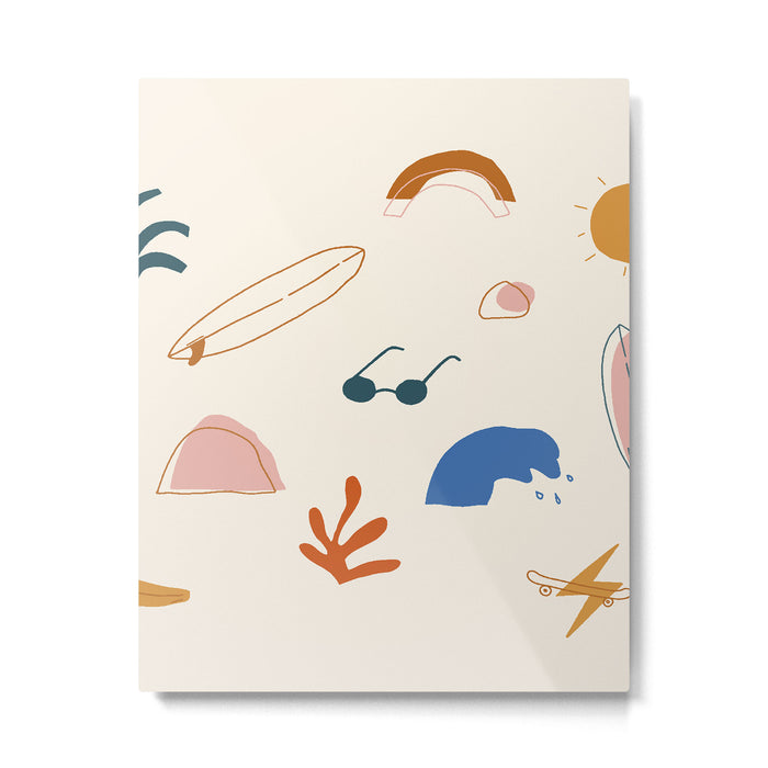 Good vibes Metal Print Gallery Image 1