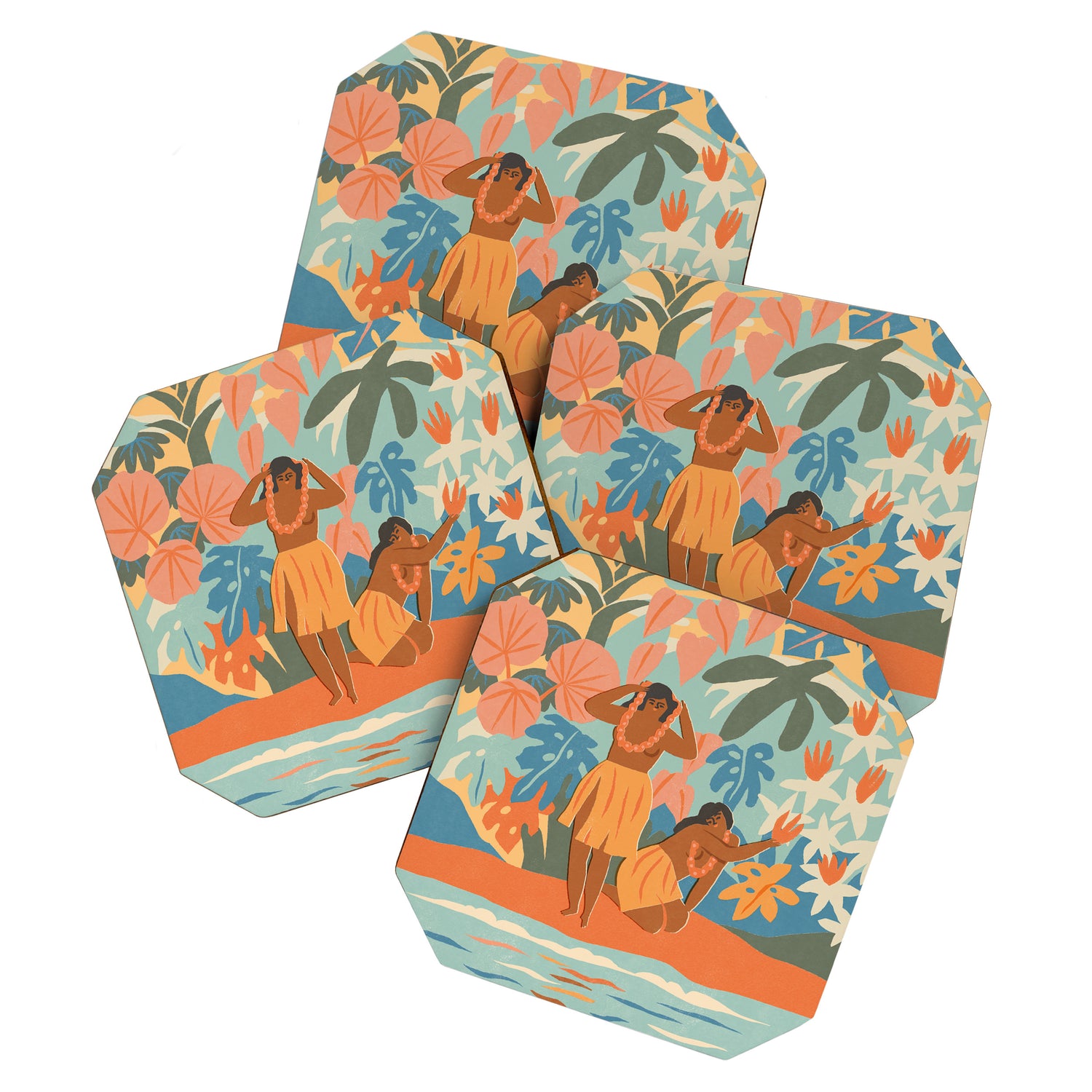 Hawaiian Lei Coaster Gallery Image 1