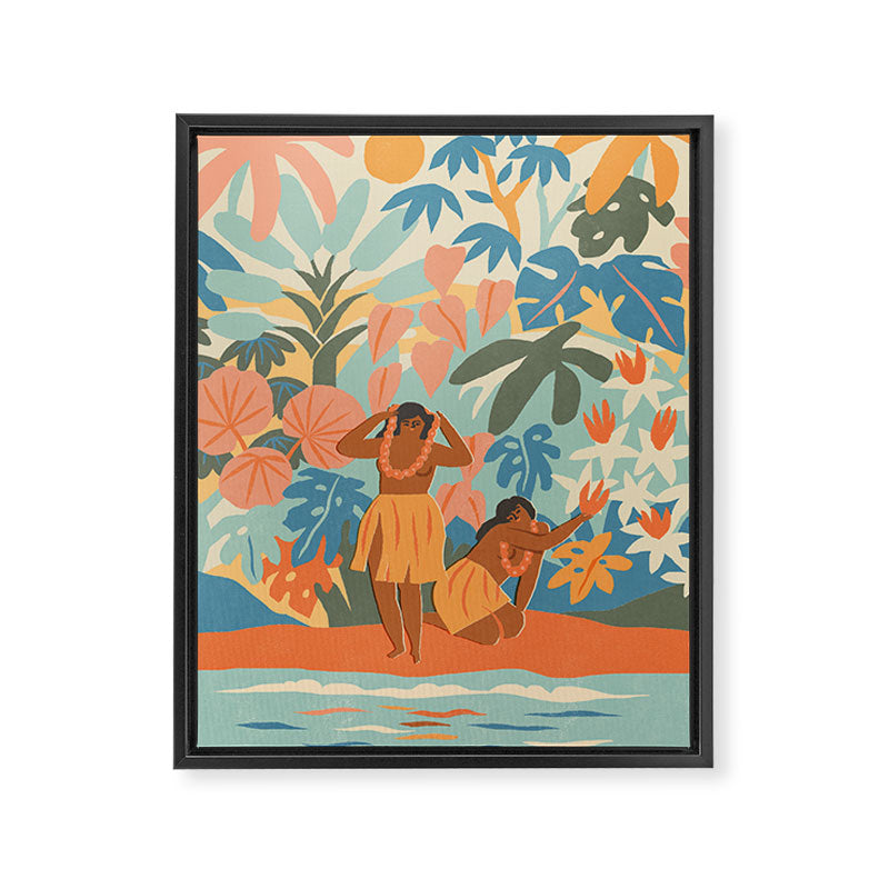 Hawaiian Lei Framed Canvas Print Gallery Image 6