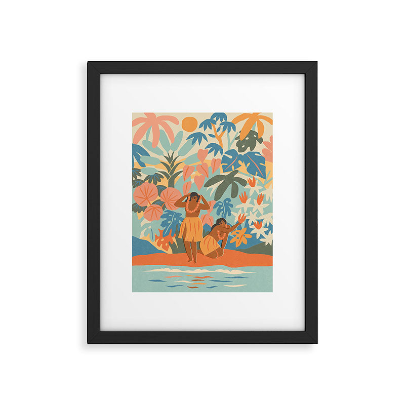 Hawaiian Lei Framed Art Print Gallery Image 5