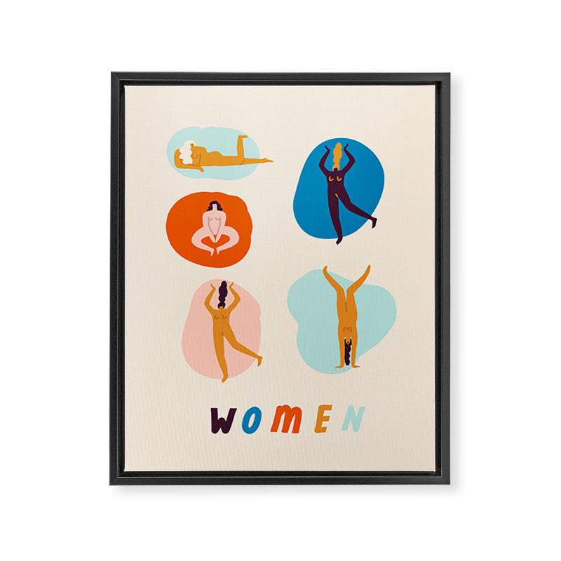 Hey, girls! Framed Canvas Print Gallery Image 8