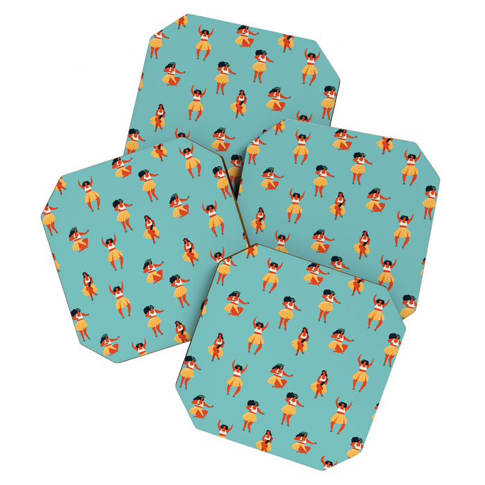 Hula dancers Coaster Gallery Image 1