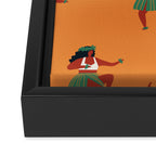 Hula dancers Framed Canvas Print Gallery Image 3