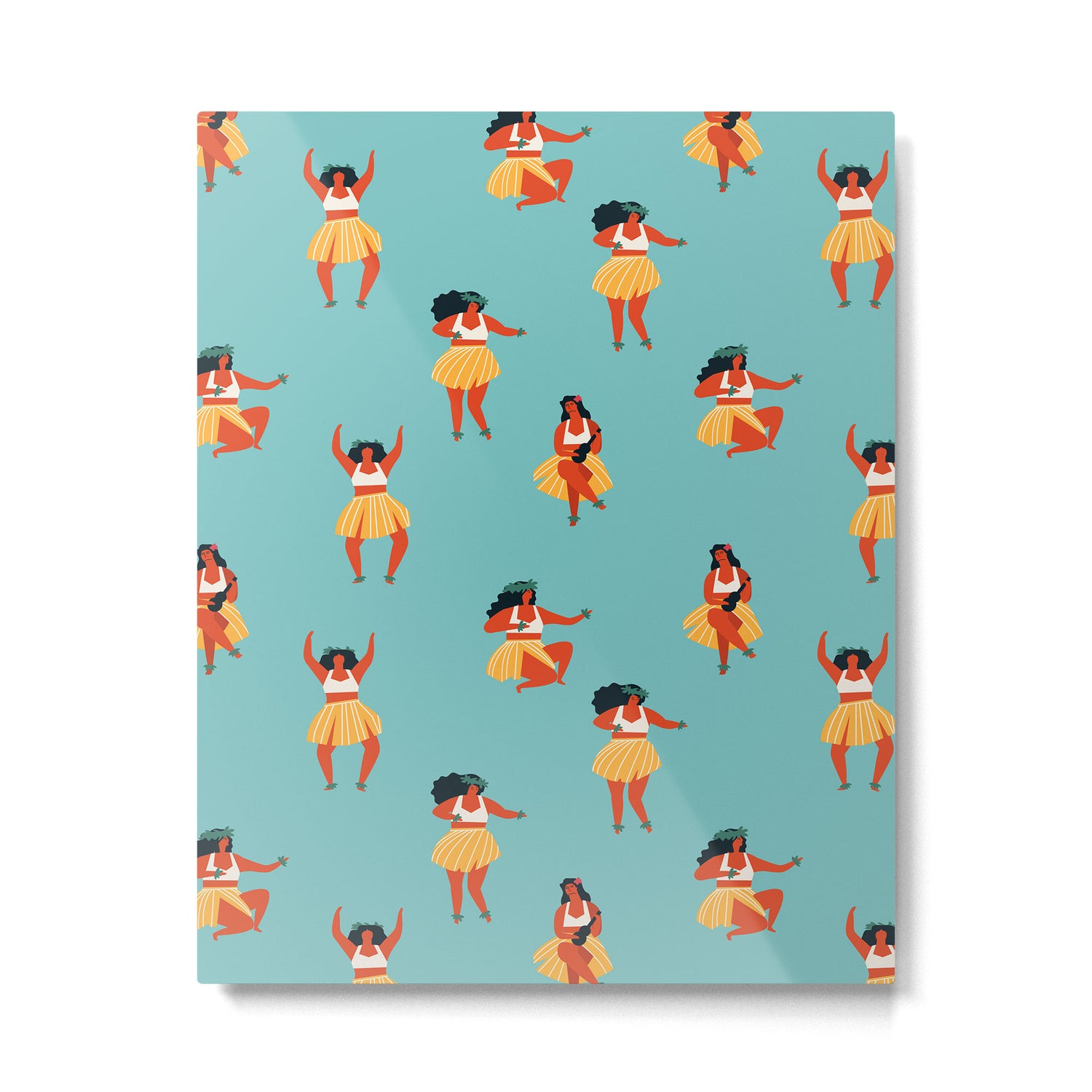 Hula dancers Metal Print Gallery Image 6