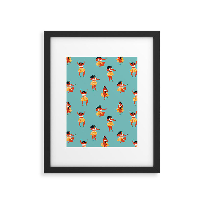 Hula dancers Framed Art Print Gallery Image 6