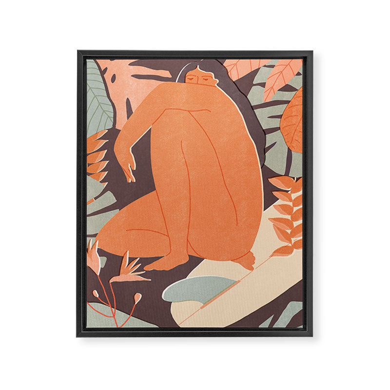 Island noon Framed Canvas Print Gallery Image 6