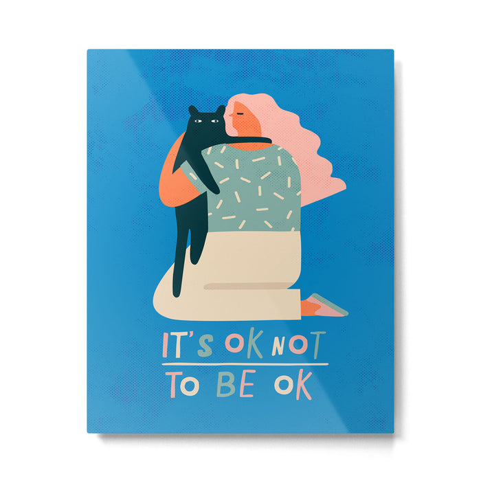 Its ok not to be ok Metal Print Gallery Image 1