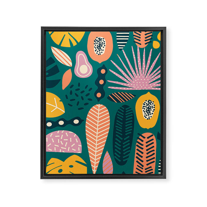 Jungle vibe Framed Canvas Print Gallery Image 1